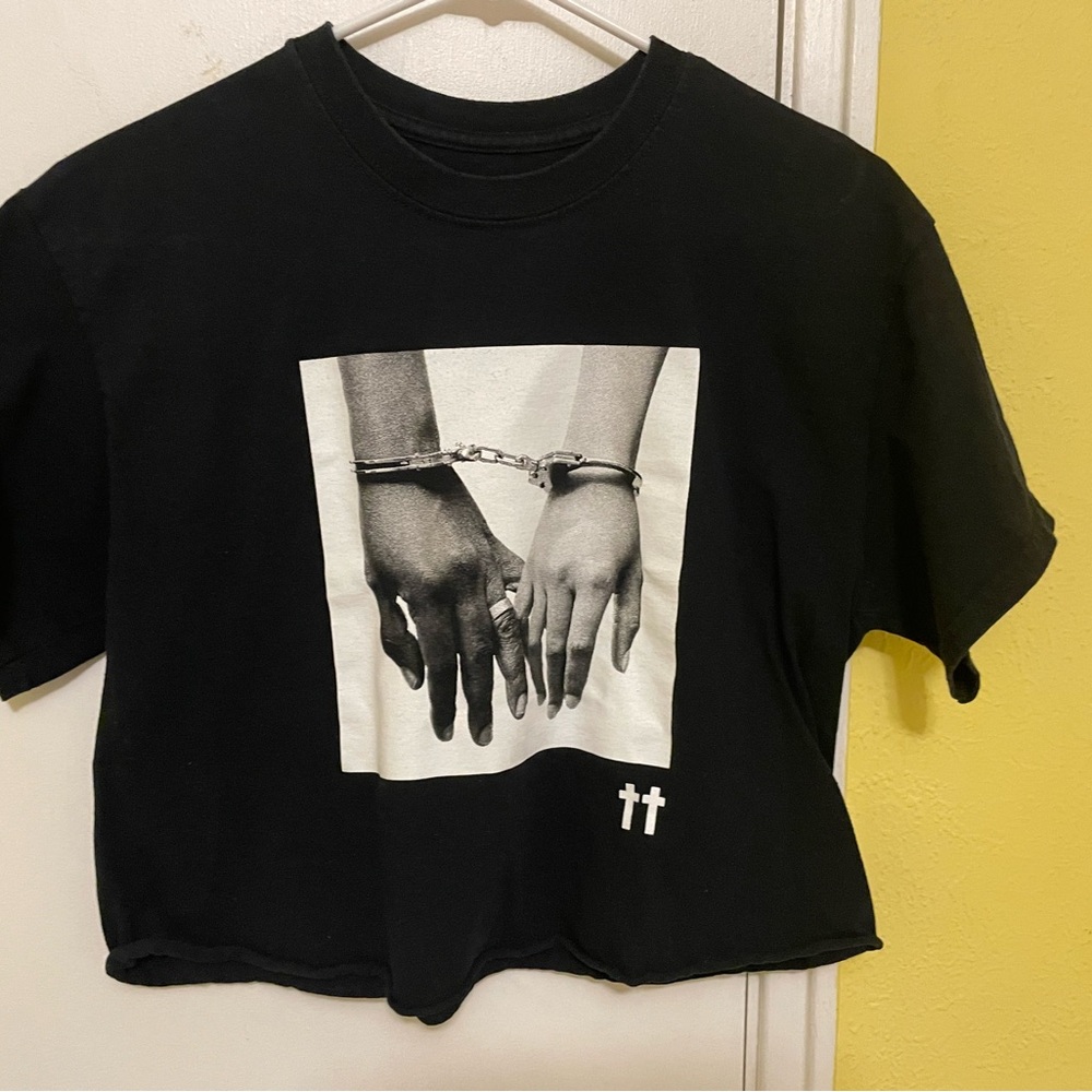 OTRII Black Graphic Women's T-Shirt